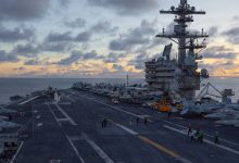 USS George HW Bush leaves Middle East, stops in Thailand