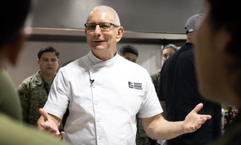 Bomber crews need better food options, says Chef Robert Irvine